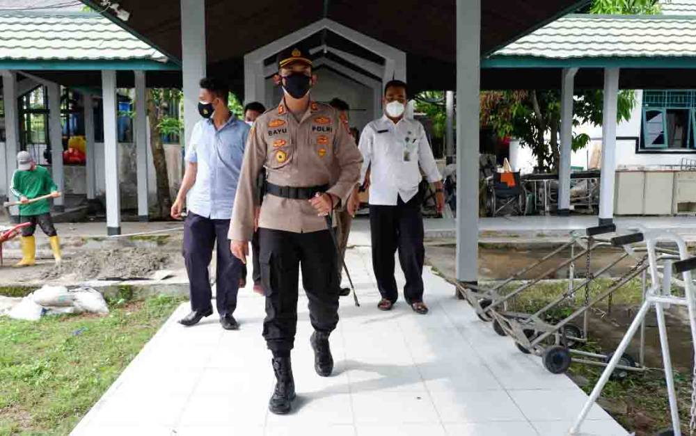 Kapolres Seruyan Cek Oksigen di RSUD Kuala Pembuang