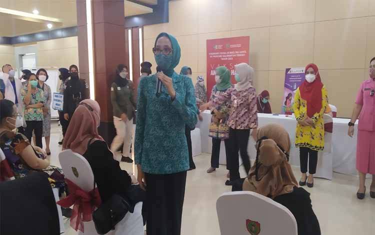 Ketua TP PKK Kalteng Minta Ibu Hamil Jangan Takut Divaksin