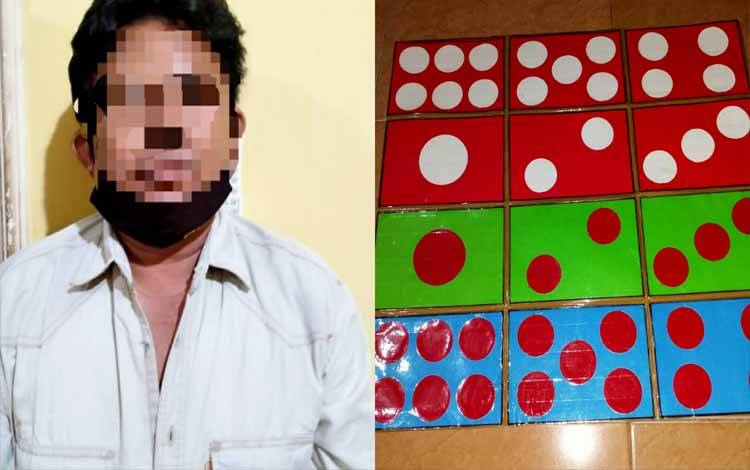 Polisi Amankan Pria Ini karena Judi Dadu Gurak