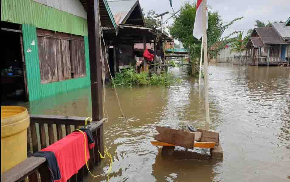 Warga Terdampak Banjir di Wilayah Utara Kotim Capai 7.860 Jiwa
