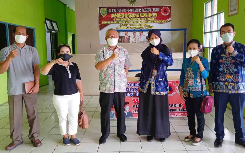 BPS Barito Timur Lakukan Pembinaan Statistik ke BPBD Damkar