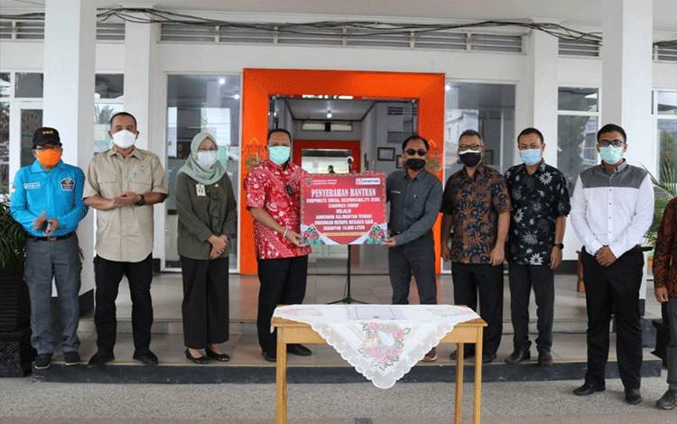 Pemprov Kalteng Kembali Terima Bantuan 18 Ribu Liter Oksigen Cair