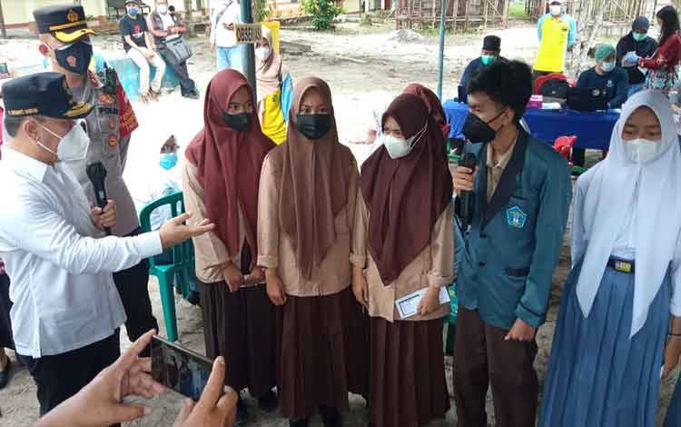Kangen Belajar Mengajar Secara Langsung, Ini Yang Disampaikan Seorang Siswa ke Gubernur Kalteng