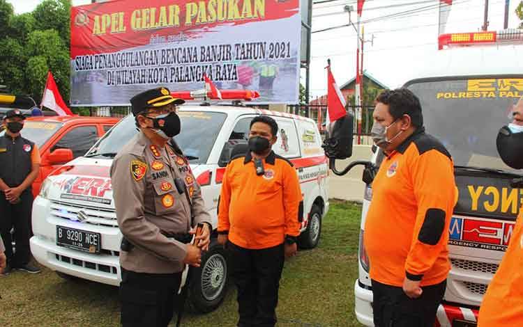 Polresta Palangka Raya Gelar Apel Kesiapsiagaan Antisipasi Bencana Banjir
