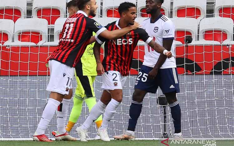 Nice Hantam Bordeaux 4-0 dalam Laga Tanpa Penonton