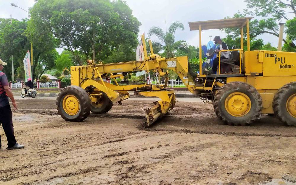 Dikeluhkan Warga, Ini Alasan Dinas Terkait  Jalan HM Arsyad Sampit Belum Diperbaiki