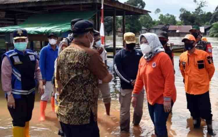 Banjir di Arut Utara Mulai Surut
