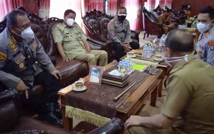 Bupati Seruyan Terima Kunjungan Karolog Polda Kalteng