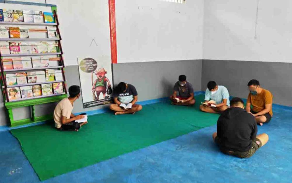 Lapas Sukamara Sediakan Perpustakaan Mini Untuk Tingatkan Minat Baca WBP