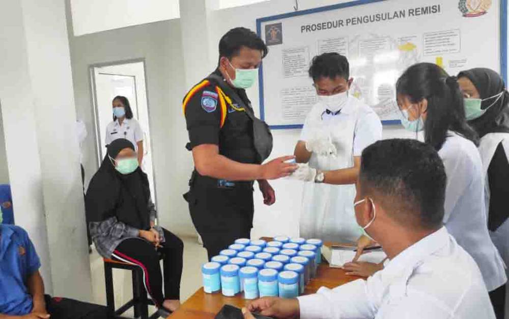 Lapas Sukamara Lakukan Tes Urine Pegawai dan Warga Binaan, Begini Hasilnya