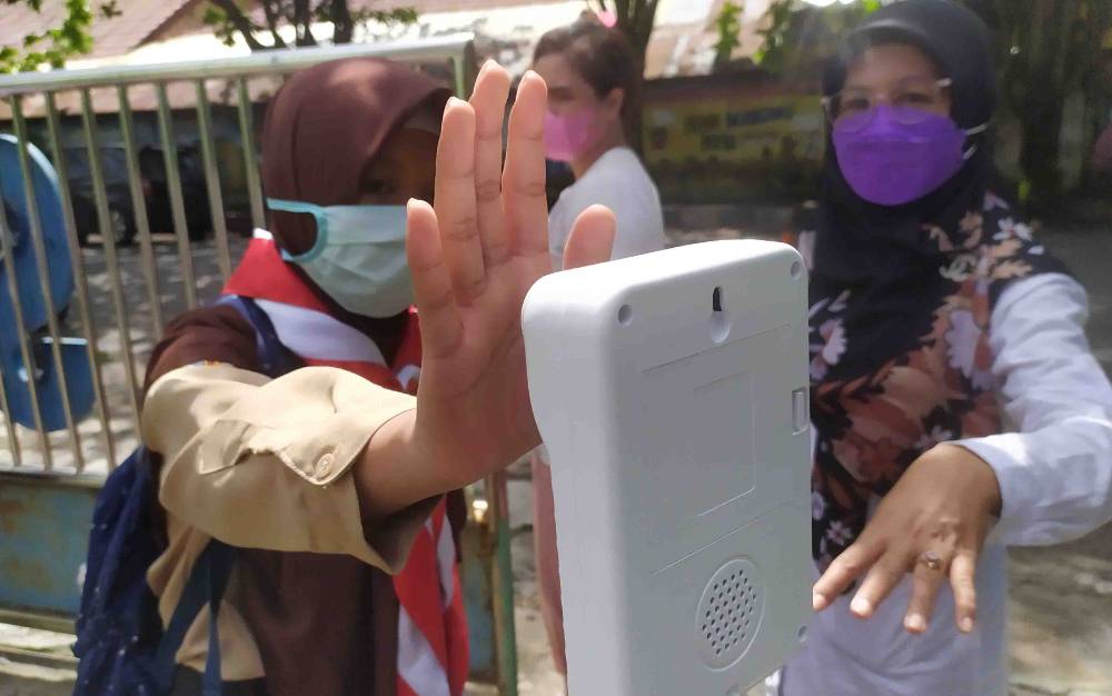 Pelajar SMP Negeri 1 Sampit Antusias Ikuti Pembelajaran Tatap Muka Terbatas