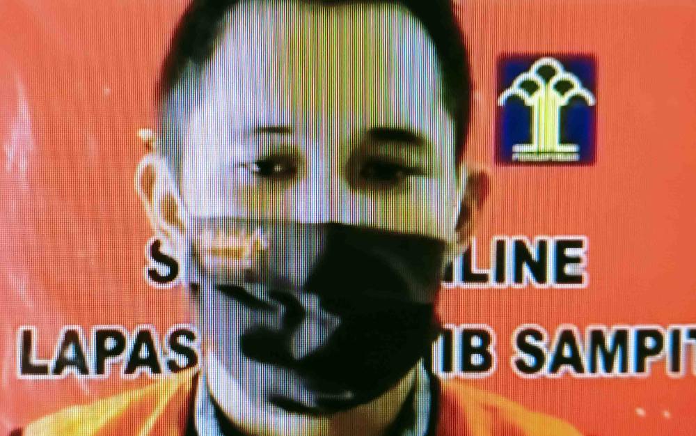 Tersangka kasus penipuan, Aris Fadhillah.