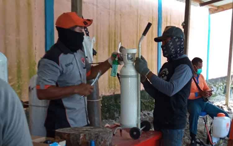 Kasus Positif Covid-19 di Kobar Menurun, Permintaan Isi Ulang Oksigen Turun Drastis