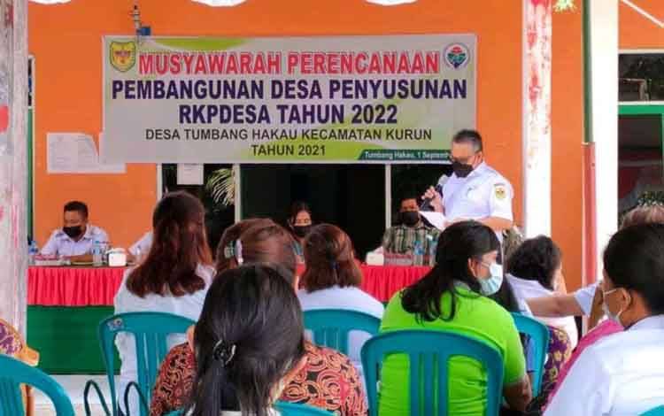 DPMD Gunung Mas Fasilitasi Pelaksanaan Musyawarah Perencanaan Desa