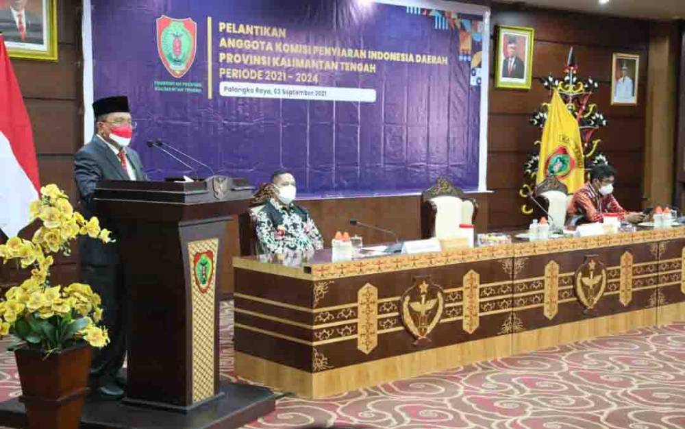 PJ Sekda Kalteng Ingatkan KPID Awasi Konten Siaran