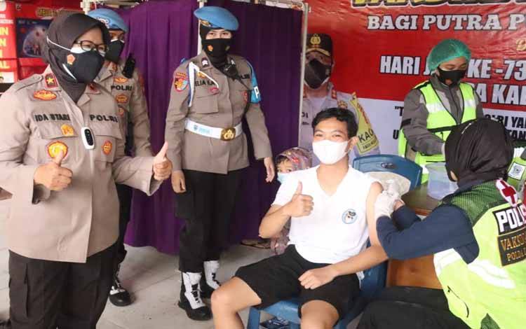 Wakapolda Kalteng Targetkan 1.000 Vaksin untuk Masyarakat