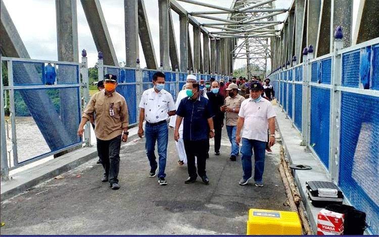 Anggaran Pembangunan Jembatan Penyeberangan Muara Teweh@ Jingah Rp 103,8 Miliar