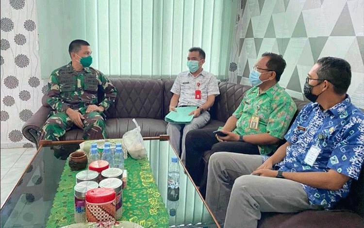 Kadis Pertanian Barito Utara Koordinasi dengan Dandim 1013 Muara Teweh Bahas ini
