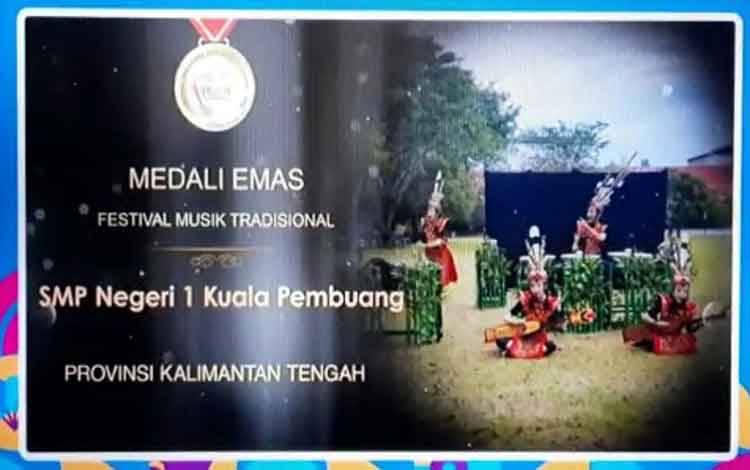SMP Negeri I Kuala Pembuang Raih Medali Emas Ajang FLS2N Tingkat Nasional