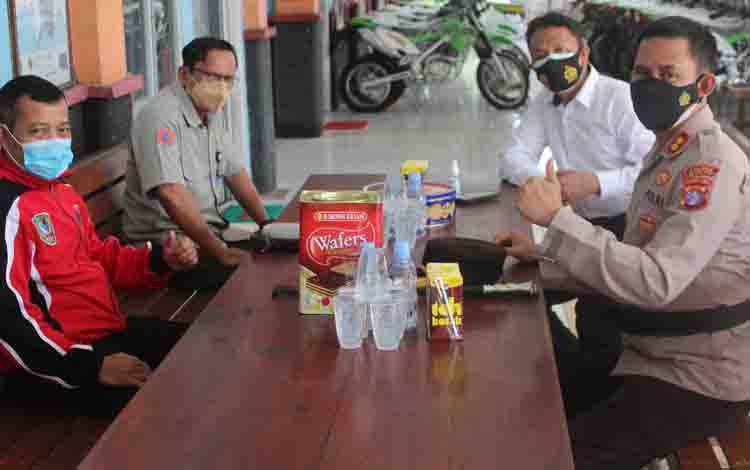 Kapolres Sambangi BPBD Seruyan Koordinasikan Penanganan Banjir