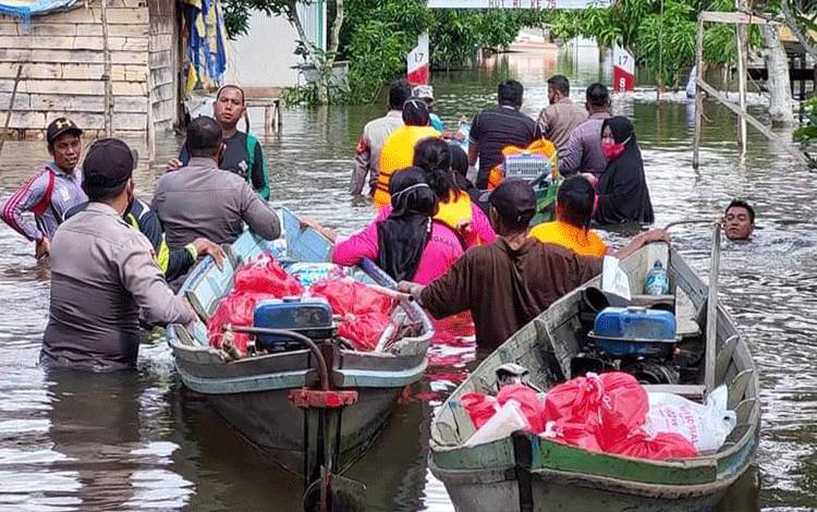 BPBD Sebut Banjir di Kotim Belum Perlu Tempat Pengungsian dan Dapur Umum