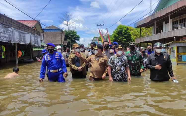 Gubernur Kalteng Pantau Banjir di Kabupaten Kotawaringin Timur