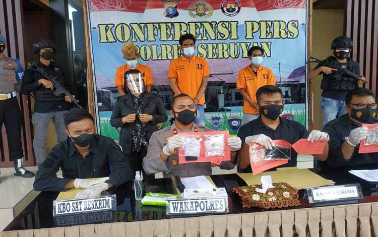 Keburu Diamankan Polisi, 25,48 Gram Sabu Gagal Edar di Seruyan