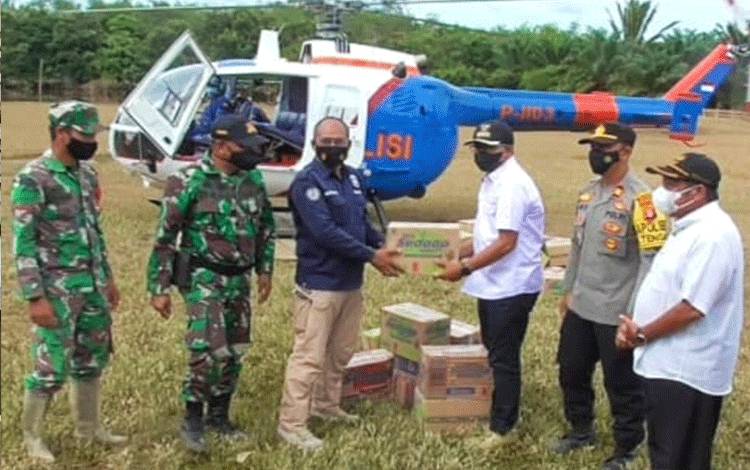 2 Kecamatan di Katingan di Kepung Banjir, Polda Kalteng Salurkan Bantuan Lewat Jalur Udara?
