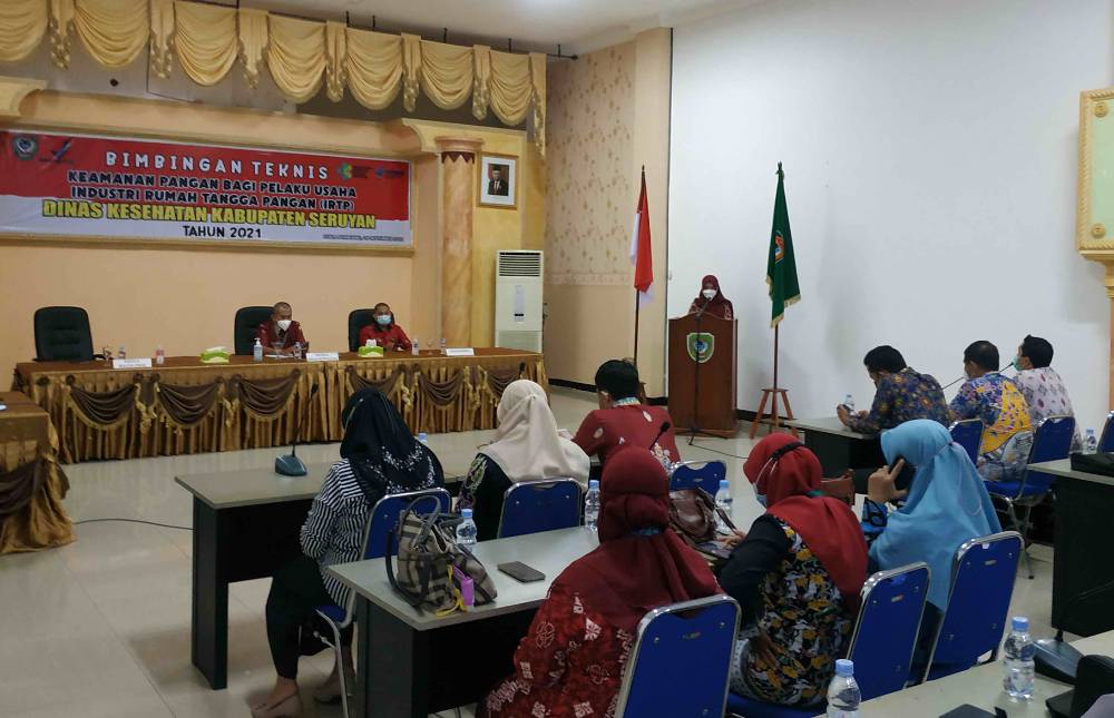 Dinas Kesehatan Seruyan Kumpulkan Pelaku Industri Rumah Tangga Pangan