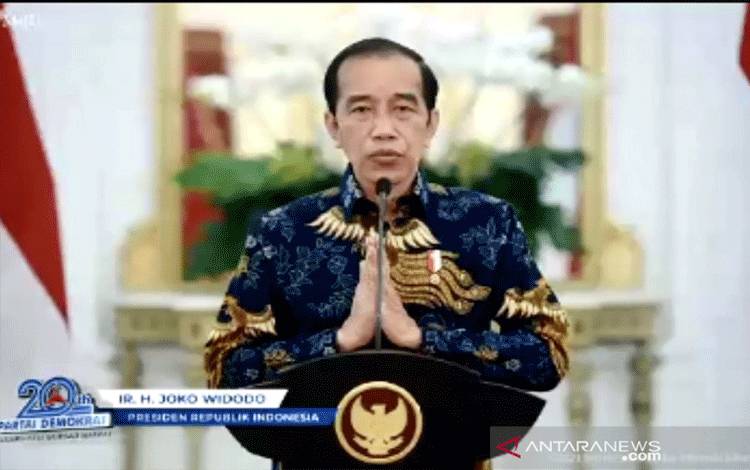 Presiden dan Wapres Dorong Demokrat Terus Jaga Demokrasi Tetap Sehat