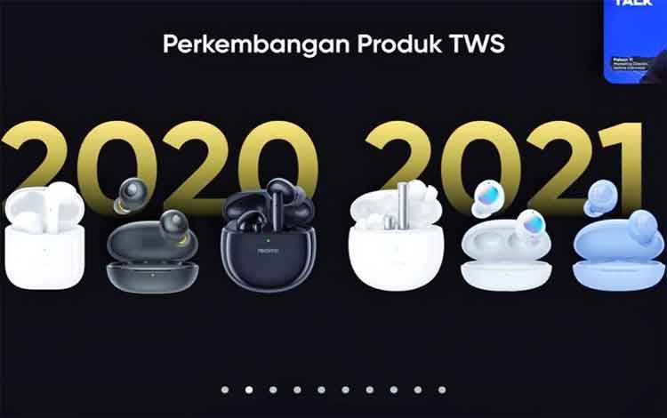 Produk TWS dari Realme (ANTARA/Ho)