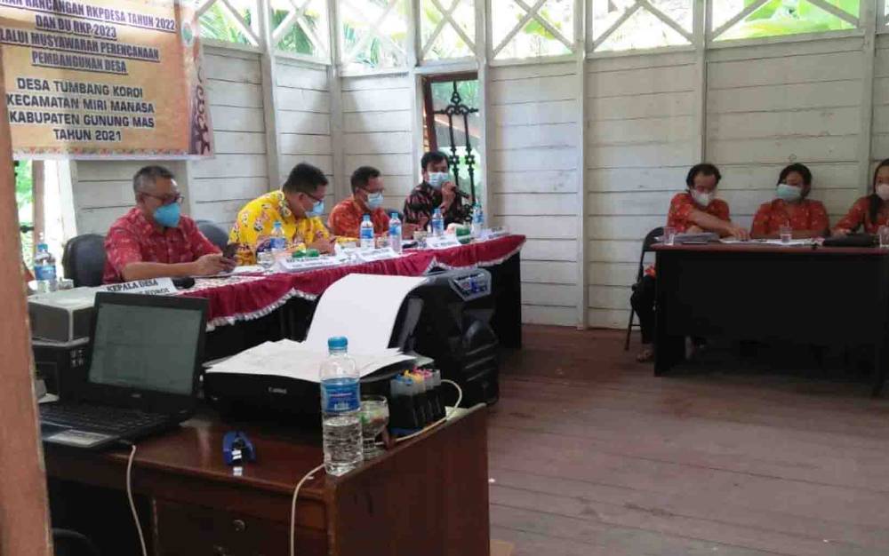 DPMD Gunung Mas Fasilitasi Musyawarah Perencanaan Desa Tumbang Koroi