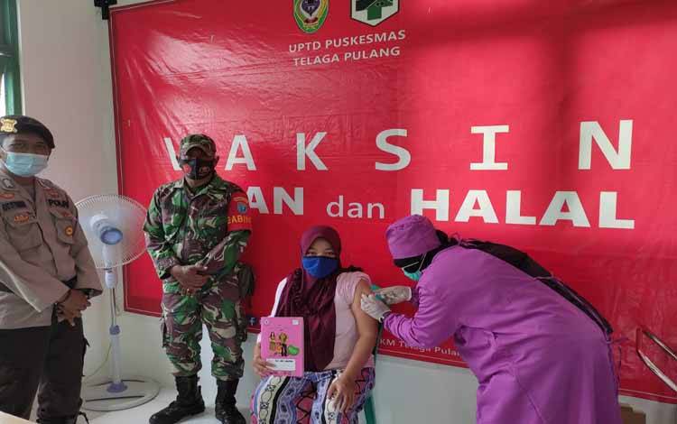Ibu Hamil di Telaga Pulang Antusias Ikuti Vaksinasi Covid-19