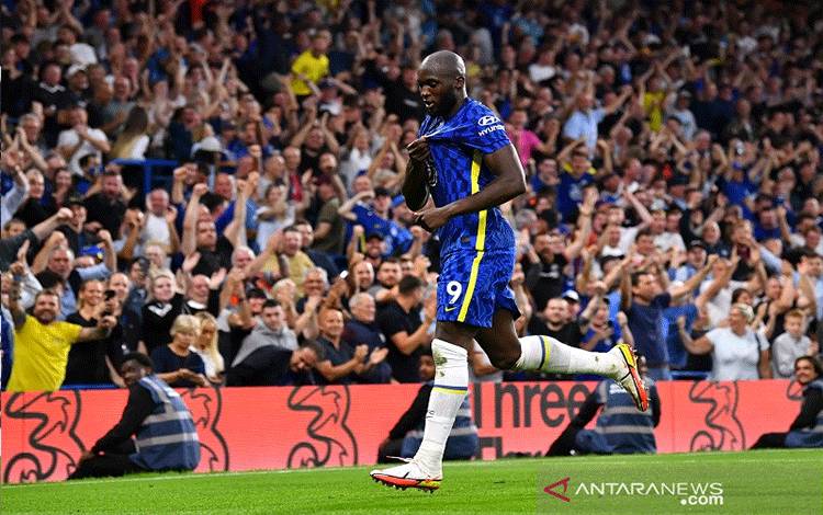 Lukaku Cetak 2 Gol, Chelsea Gulung Aston Villa