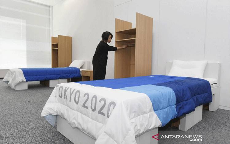 Osaka Gunakan Tempat Tidur Kardus Olimpiade Untuk Pasien COVID-19