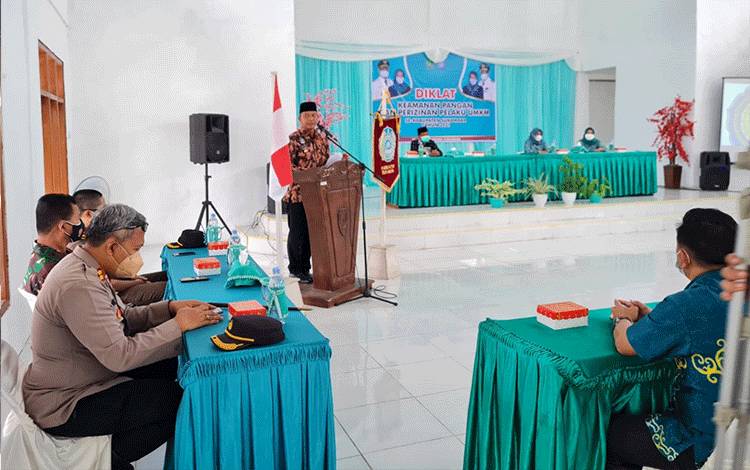 PKK Sukamara Gelar Diklat Keamanan Pangan dan Perizinan Pelaku UMKM