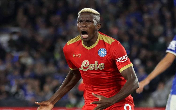 Hasil Liga Europa: Napoli Imbangi Leicester, Lyon Terkam Rangers