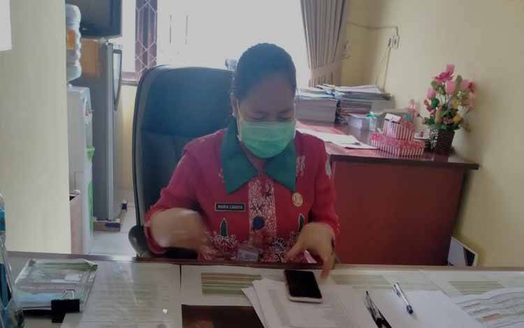 Sekretaris BPBPK Kalteng, Maria Cahaya
