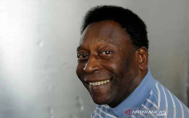 Foto arsip - Legenda sepak bola Brazil, Pele. (ANTARA/REUTERS/Lucas Jackson)