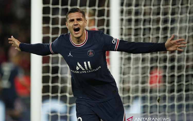 Mauro Icardi Antar PSG Petik Kemenangan Dramatis atas Lyon