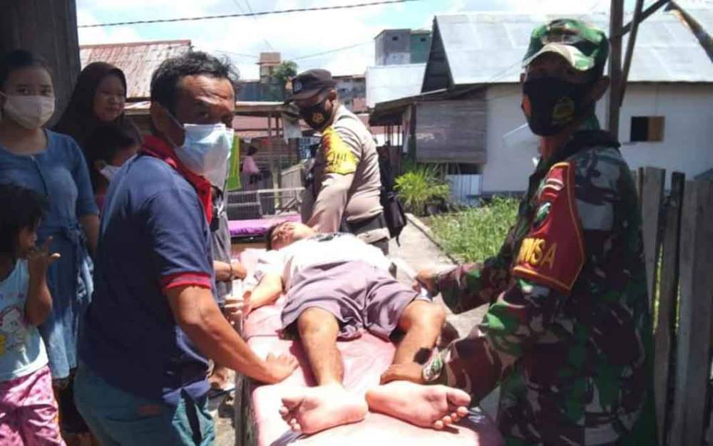 Anak Kembar Penyandang Disabilitas di Palangka Raya Telah Dievakuasi