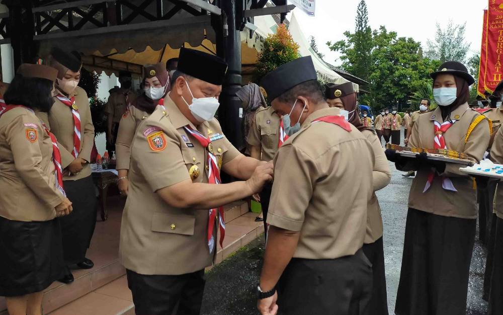 Anggota Pramuka Harus Jadi Duta Perubahan Perilaku Tanggulangi Covid-19