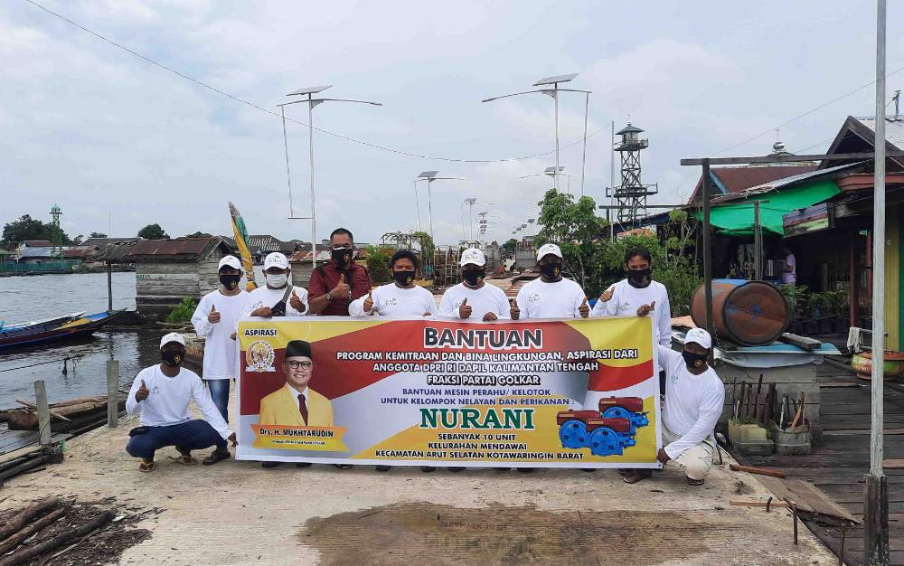 Bantuan Mesin Kelotok Jadi Semangat Nelayan Tingkatkan Produksi
