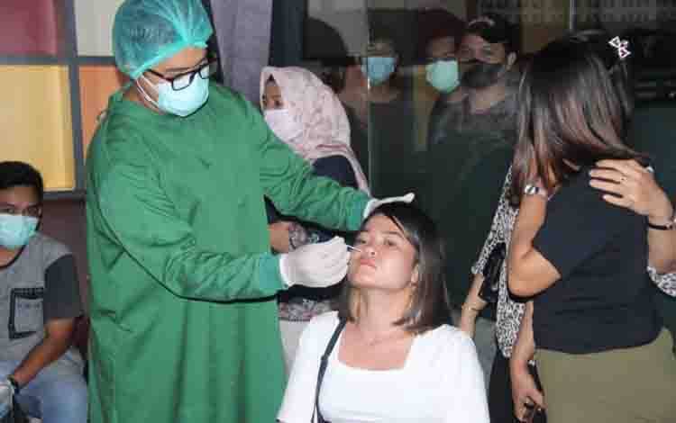 Target Testing Covid-19 di Palangka Raya Hanya 208 Orang Per Hari