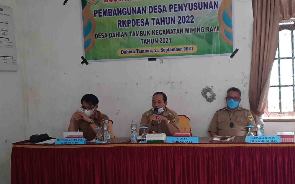 Musrenbangdes di Kecamatan Mihing Raya Ditargetkan Rampung pada September