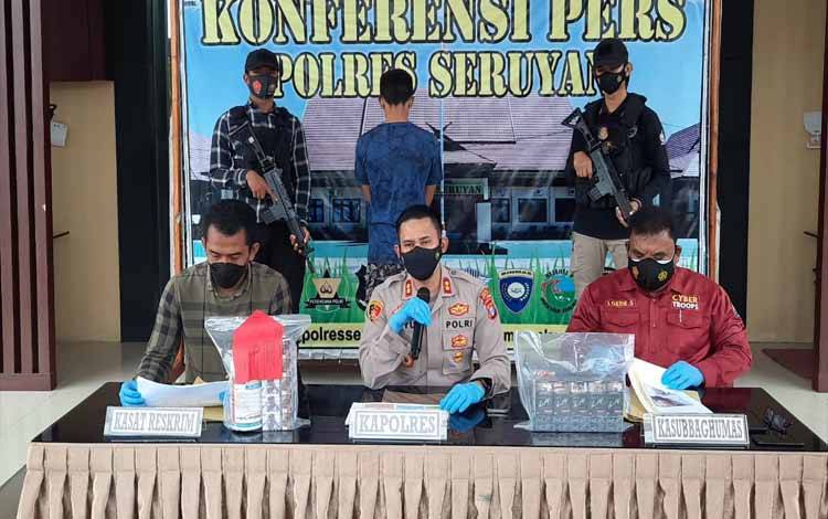 Remaja di bawah umur diamankan Polres Seruyan lantaran melakukan aksi Curat disebuah toko