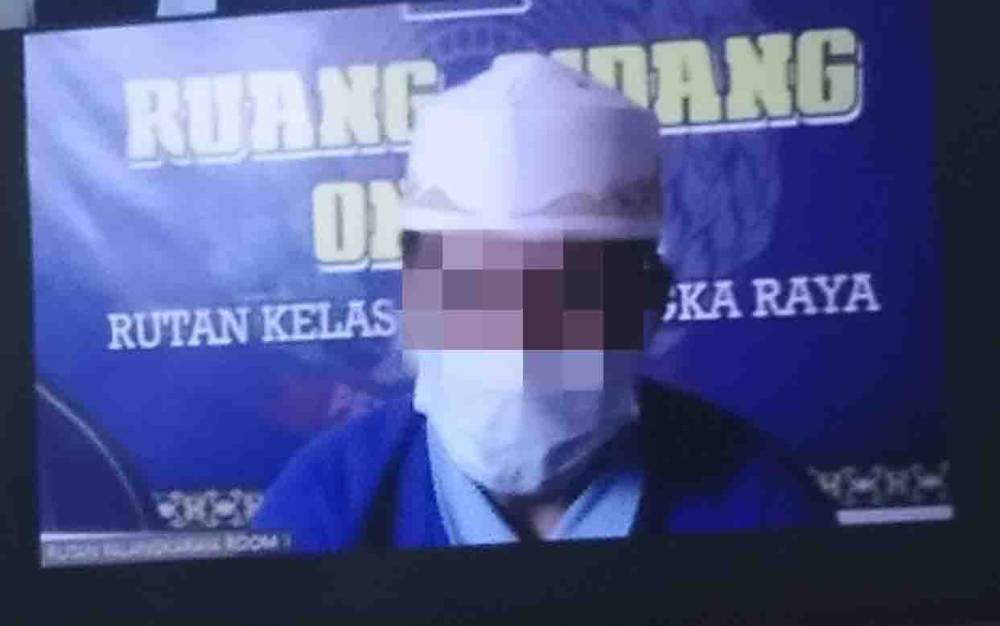 Terdakwa Zulkifli Sandi Alias Willy