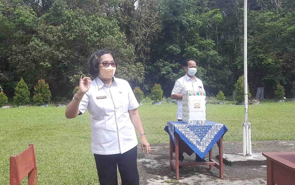 Pemilihan Ketua OSIS SMPN 2 Kurun Dilakukan dengan Sistem Pemilu, Begini Penjelasannya