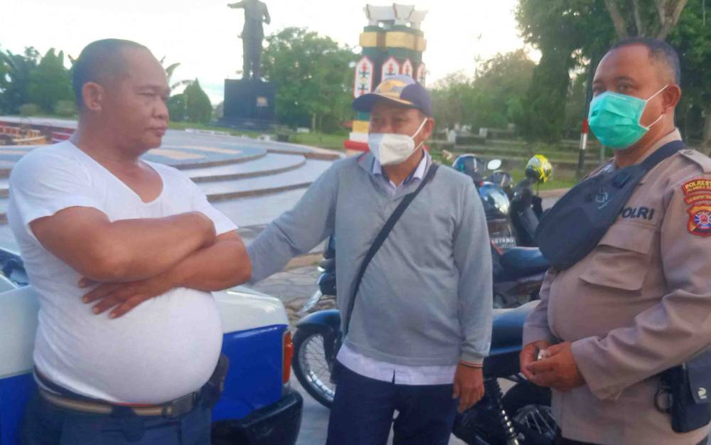 Pegawai Dishub Kota Palangka Raya Dipukul Jukir Liar saat Penertiban