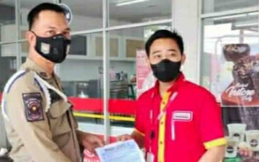 Satpol PP Kapuas Sosialisasi Aturan dan Ketentuan PPKM Level 2